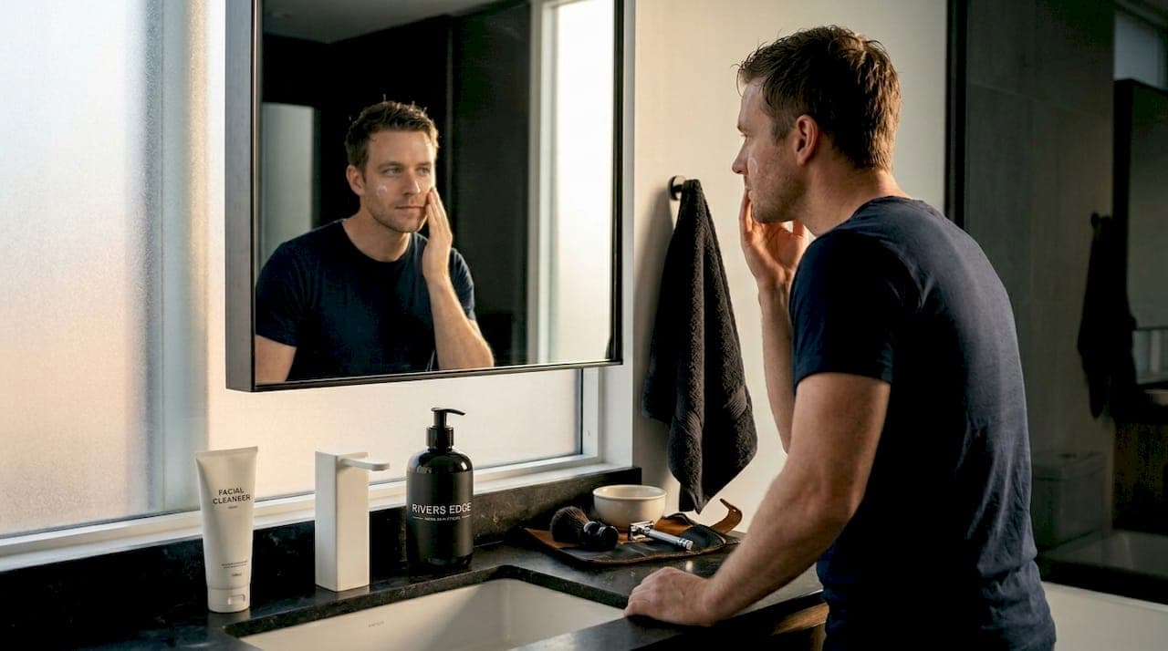 Professional vs home skincare for men: which is best?