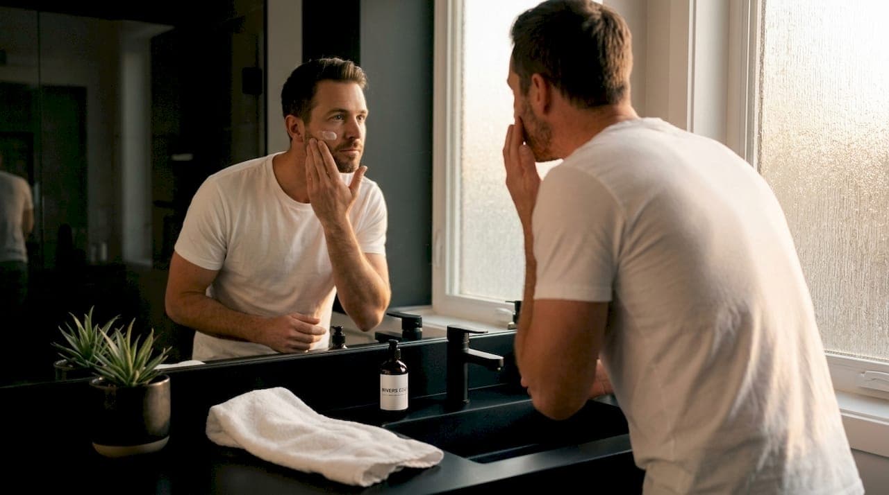 What is post-treatment skin care for men?