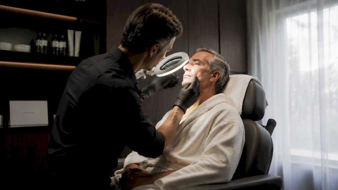 What is professional skin analysis for men?