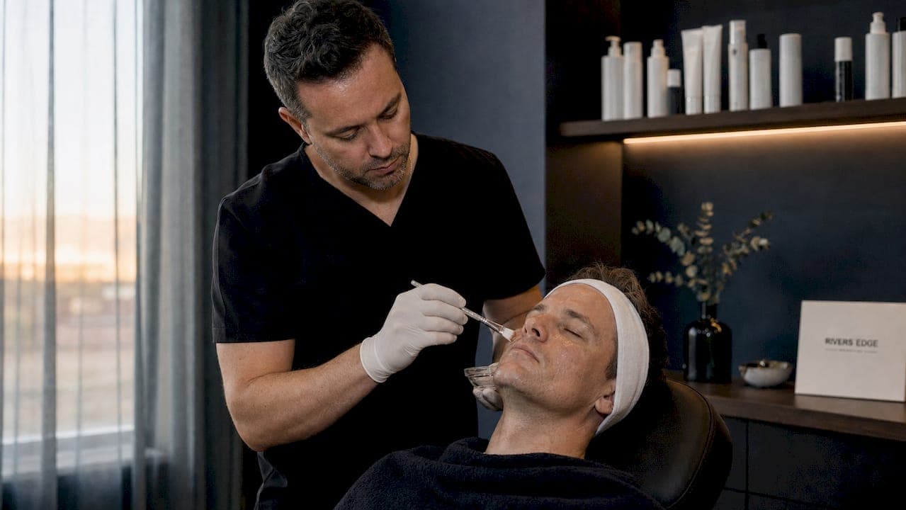 Men's skin concerns chemical peels address