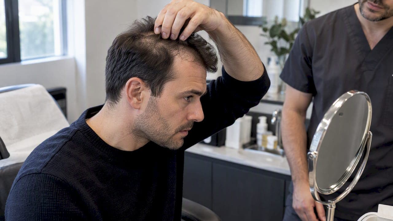 Diffuse Thinning in Men: Causes, Tests and Treatment